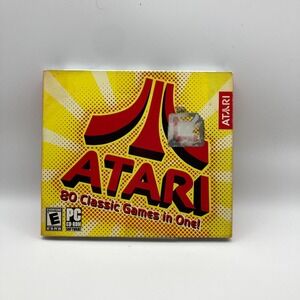 Atari 80 Classic Games in One PC CD-ROM 2005 Windows Retro Arcade Collection